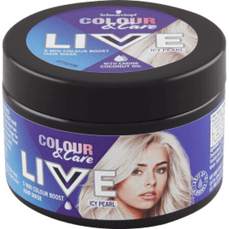 Schwarzkopf Live Mască de colorare și îngrijire icy pearl, 150 ml