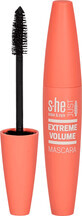 S-he colour&amp;style Just extreme volume Wimperntusche Nr. 170/003, 12 ml