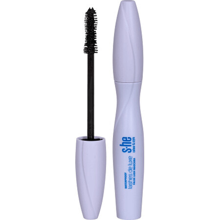 S-he colour&style Lashes de luxe falsche Wimpern Mascara 177/004 Wasserfest, 10 ml