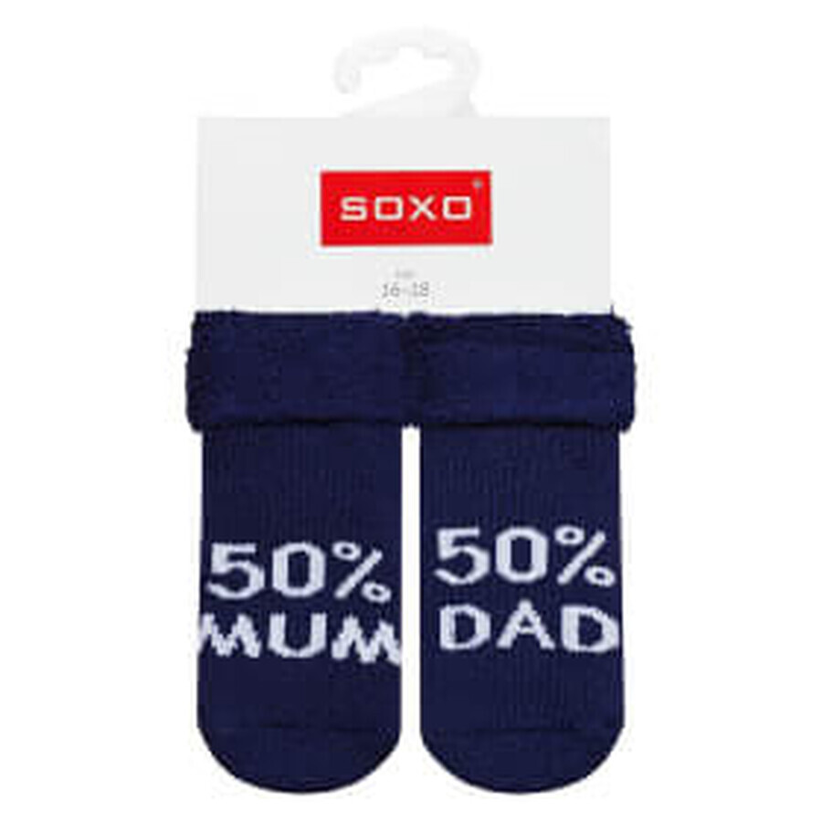 Soxo Baby Socken 50% Mama 50% Papa Nr. 16-18, 1 Stück