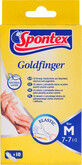 Spontex Mănuși latex Goldfinger M, 10 buc