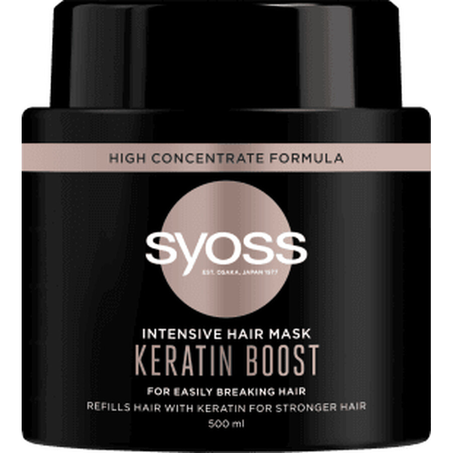 Syoss Keratin Boost Intensivmaske für sprödes Haar, 500 ml