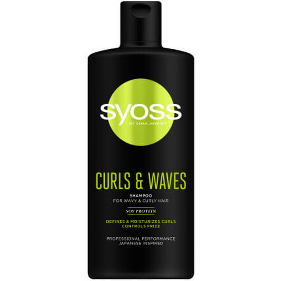 Syoss Shampoo für lockiges und gewelltes Haar, 440 ml