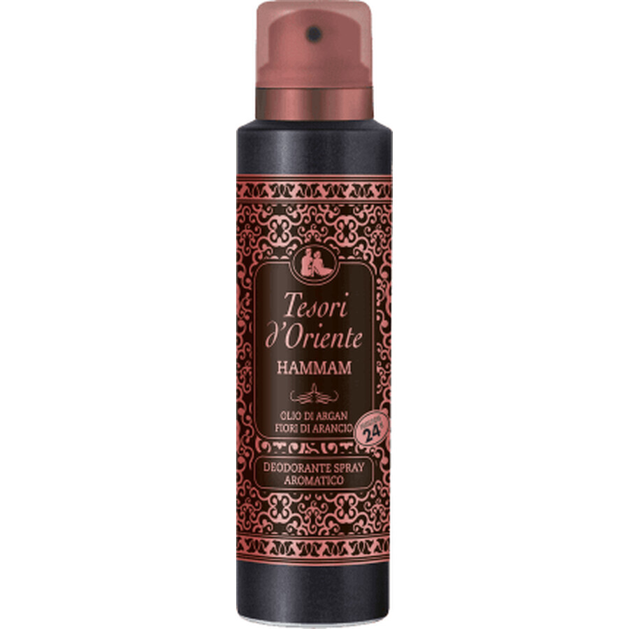 Tesori d'Oriente Desodorante corporal spray hammam, 150 ml