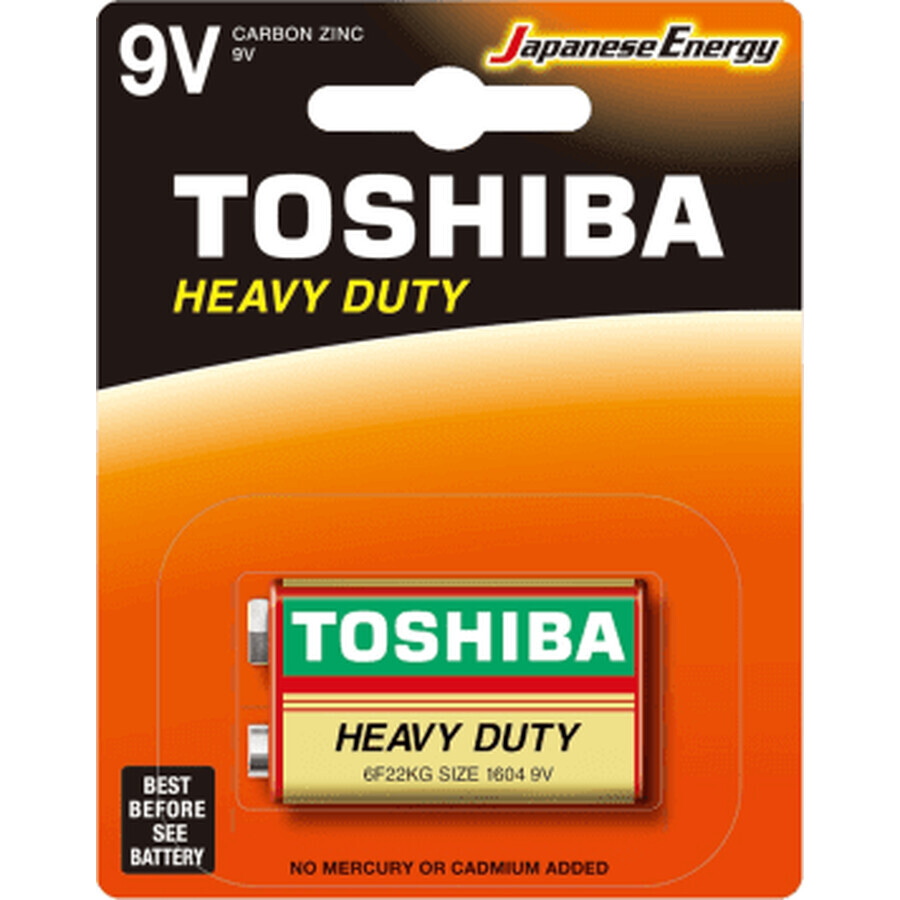 Toshiba Baterie 9V zinc HD, 1 buc