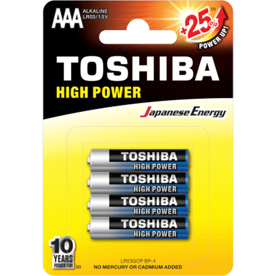 Toshiba R3-AAA-Batterien, 4 Stück