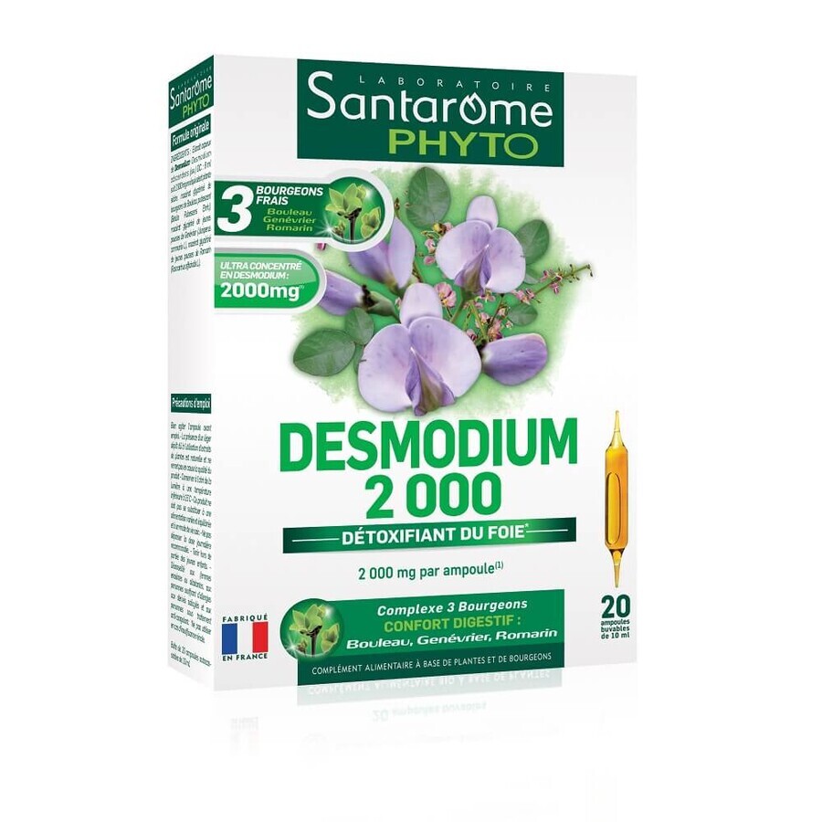 Desmodium 2000, 20 fiole, Santarome Natural