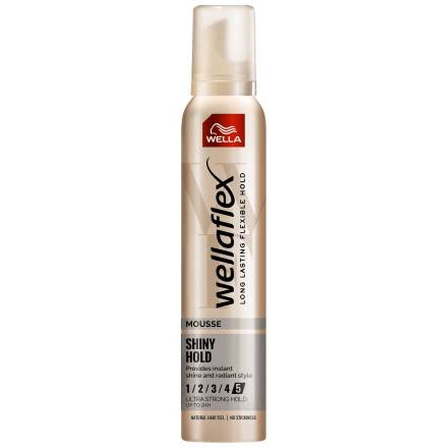 Wellaflex Ultra Strong Hold Haarstyling Mousse, 200 ml