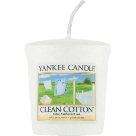 Yankee Candle Lumânare parfumată Clean Cotton, 1 buc