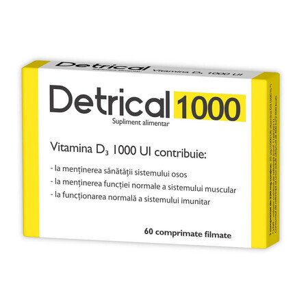 Detrical Vitamin D 1000 IU, 60 Tabletten, Zdrovit