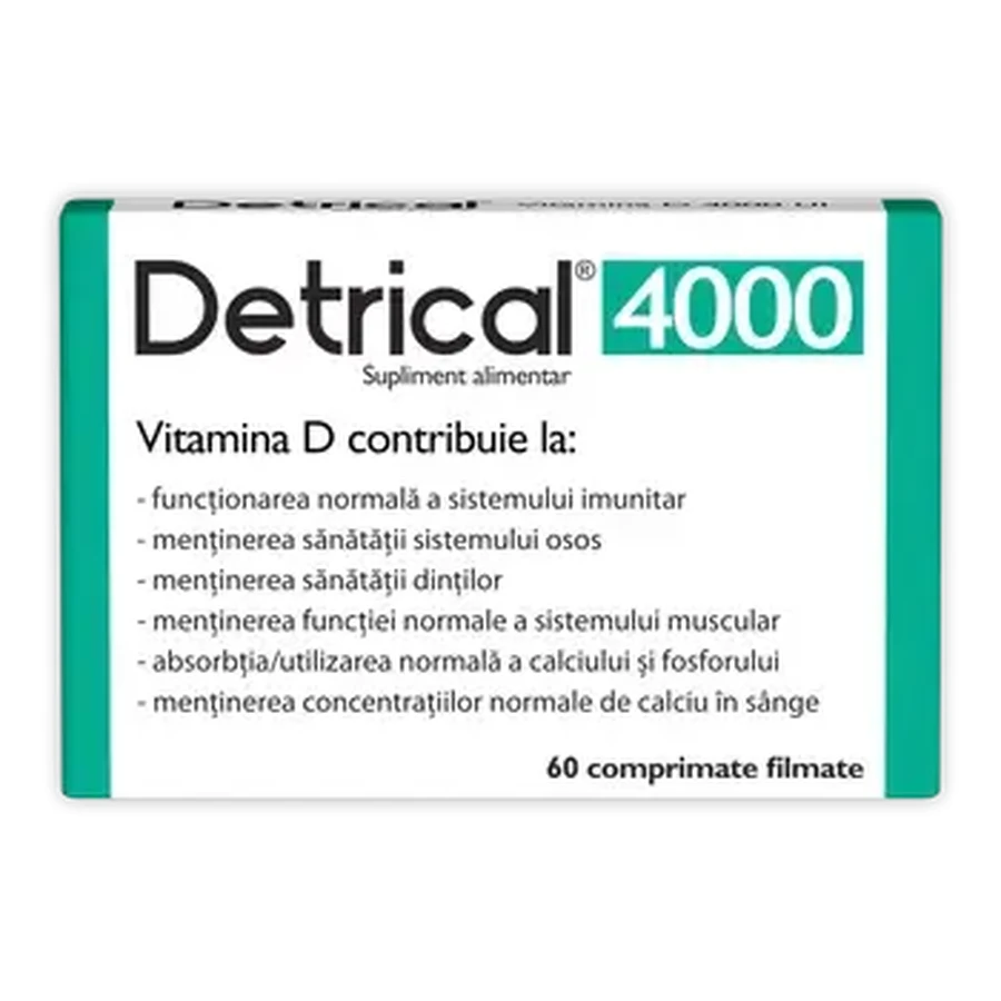 Detrical Vitamin D 4000IU, 60 Tabletten, Zdrovit